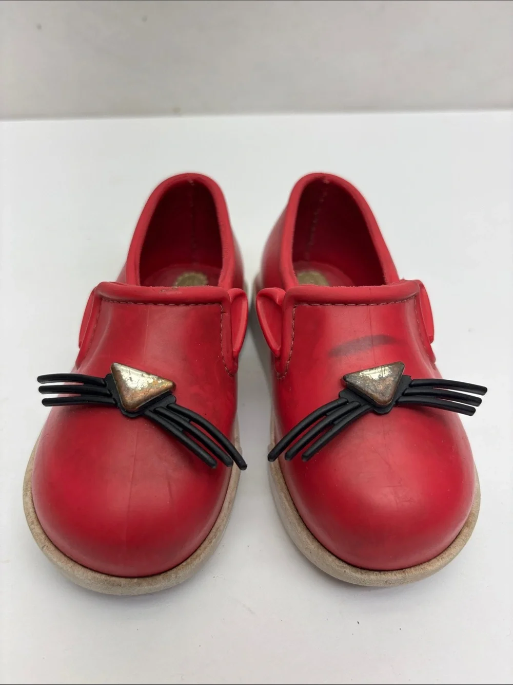 Mini Melissa slip on rubber shoes, SZ 6 for baby, box 73